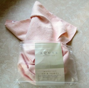 This microfiber hair towel is a morning routine game-changer.