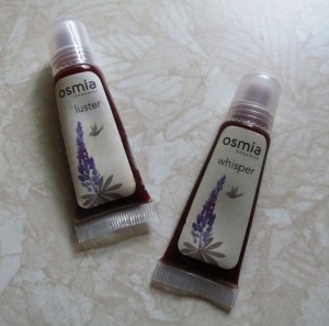 Osmia Organics Lip Glosses in Luster and Whisper